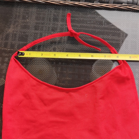 Halloween Dog Costume Red Devil Adjustable Size M FUN See Measurements - Picture 8 of 13